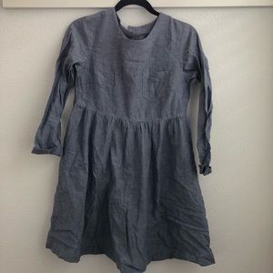 Chambray baby doll dress